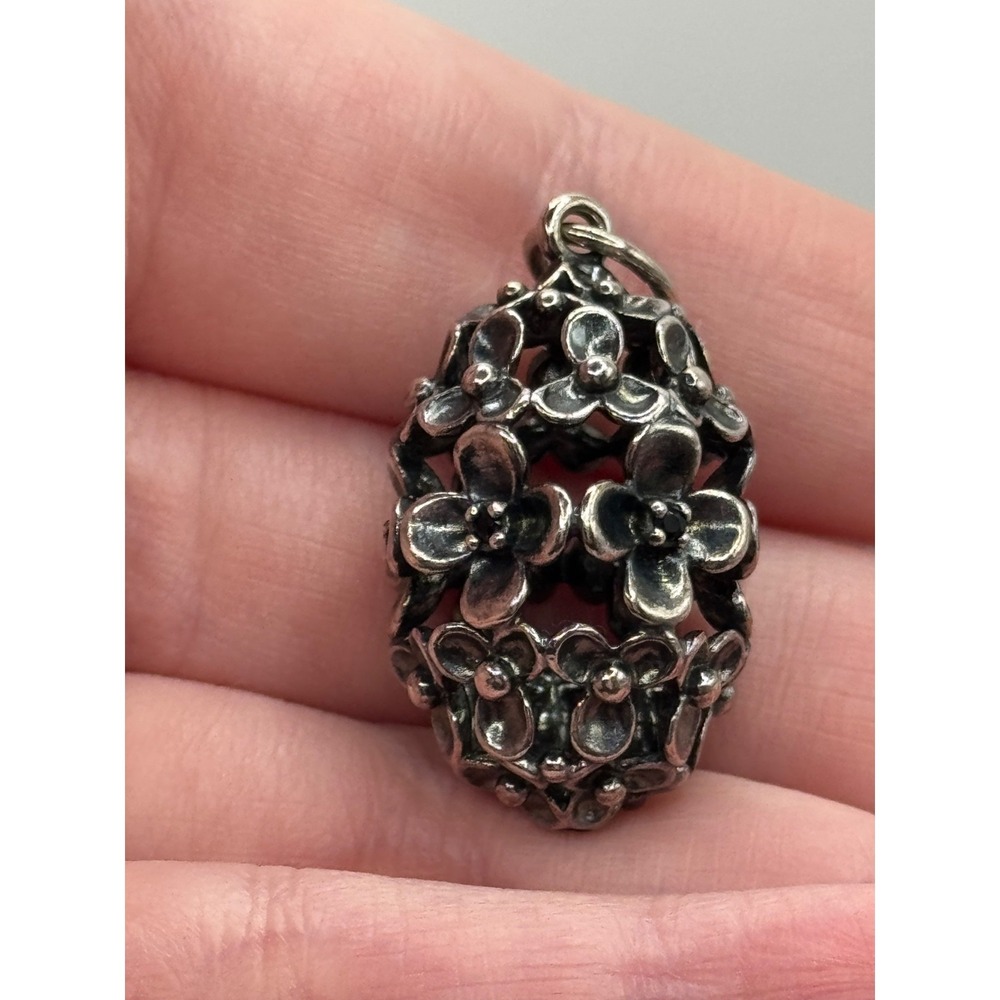Pandora Wanda's Garden Flower Cluster Pendant Sterling Silver S925 ALE